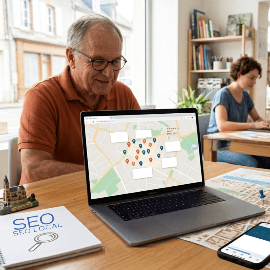 Association locale améliorant sa visibilité sur Google à Pau